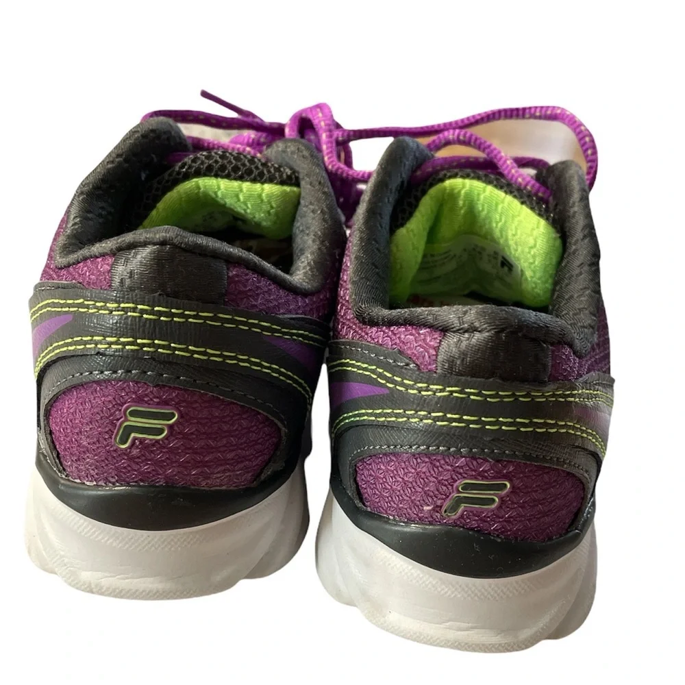 Fila Fresh 3 Women's Gray/Purple Athletic Shoe,Size 7